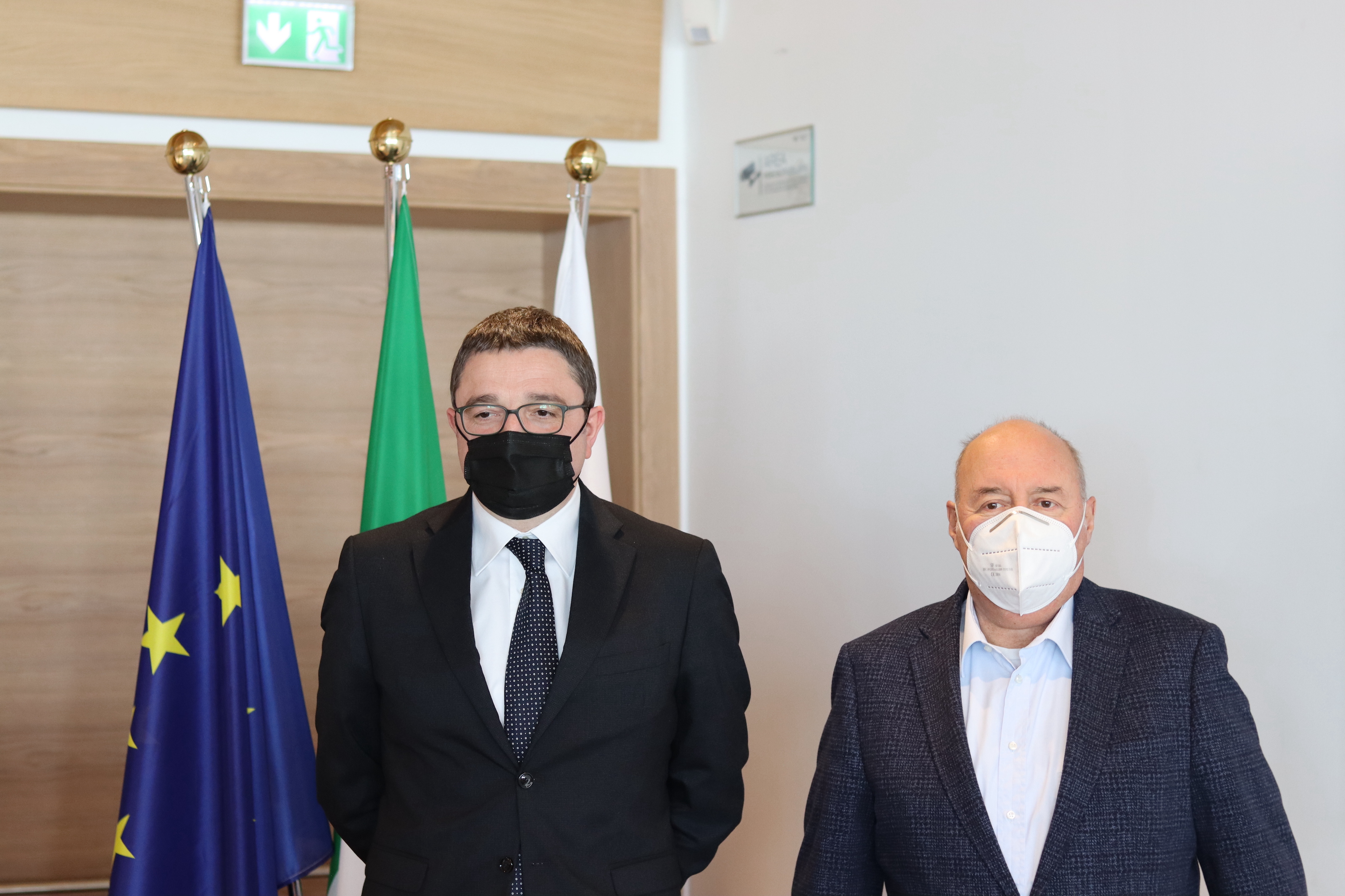 I presidenti Fugatti e Bort