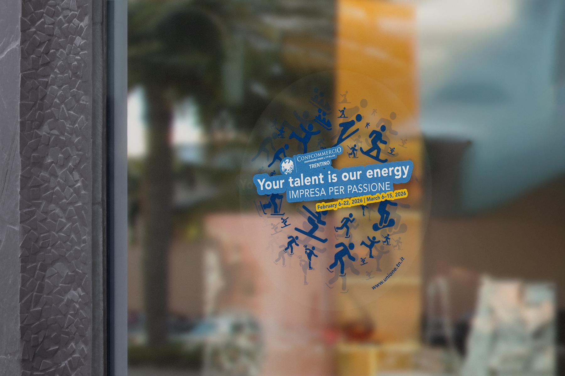 Copertina vetrofania Milano Cortina 2026