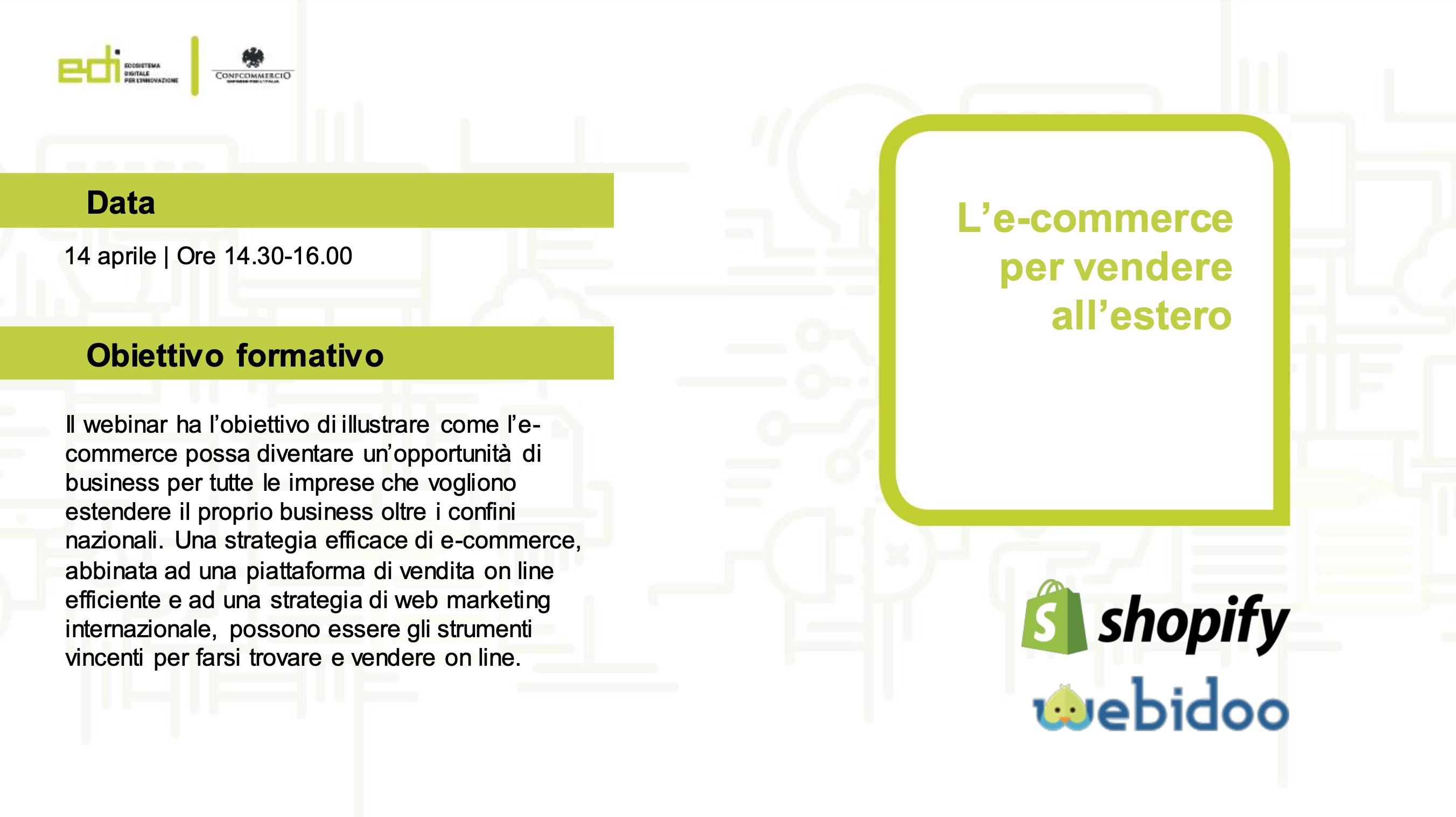ecommerce per vendere all'estero